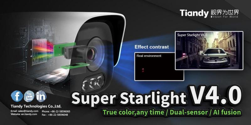 Tiandy Super Starlight Kameralar
