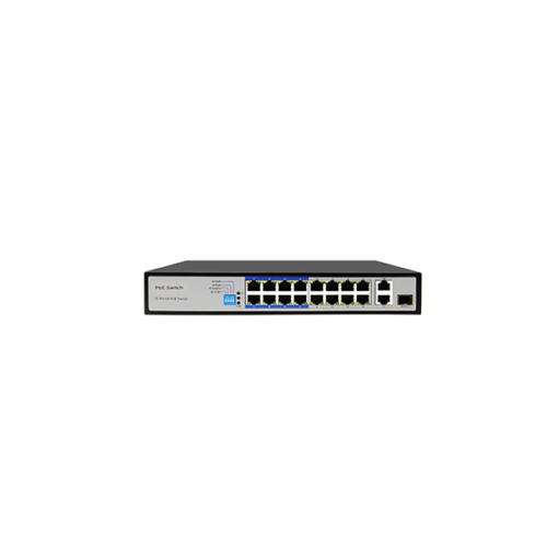 PS-1016E-2G1SFP ( 16 Port Yönetilmeyen 150W POE Kapasiteli Al POE Switch 16E + 2G + 1 SFP )  6067